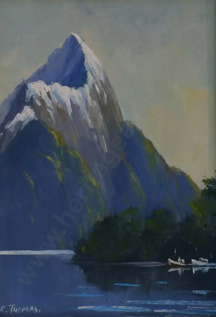 THOMAS, E.J. - Mitre Peak in Fiordland Image 1++