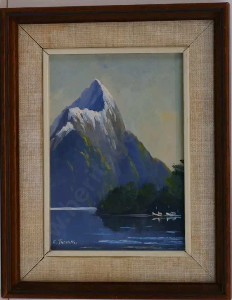 THOMAS, E.J. - Mitre Peak in Fiordland Image 1++