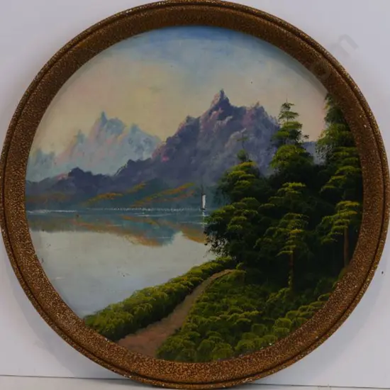 BOXALL - Mountains with Lake and Path