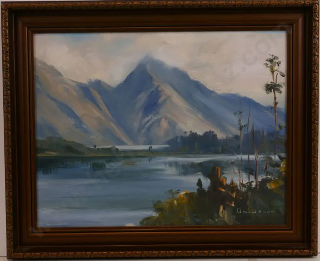 GORE. Da Vella (1938-) - Alps with Lake Image 1++