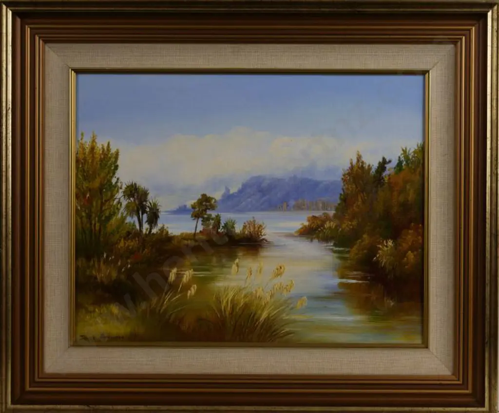 ATKINSON, Joyce (1932-2022) - Tauranga, Taupo River Mouth Image 1++