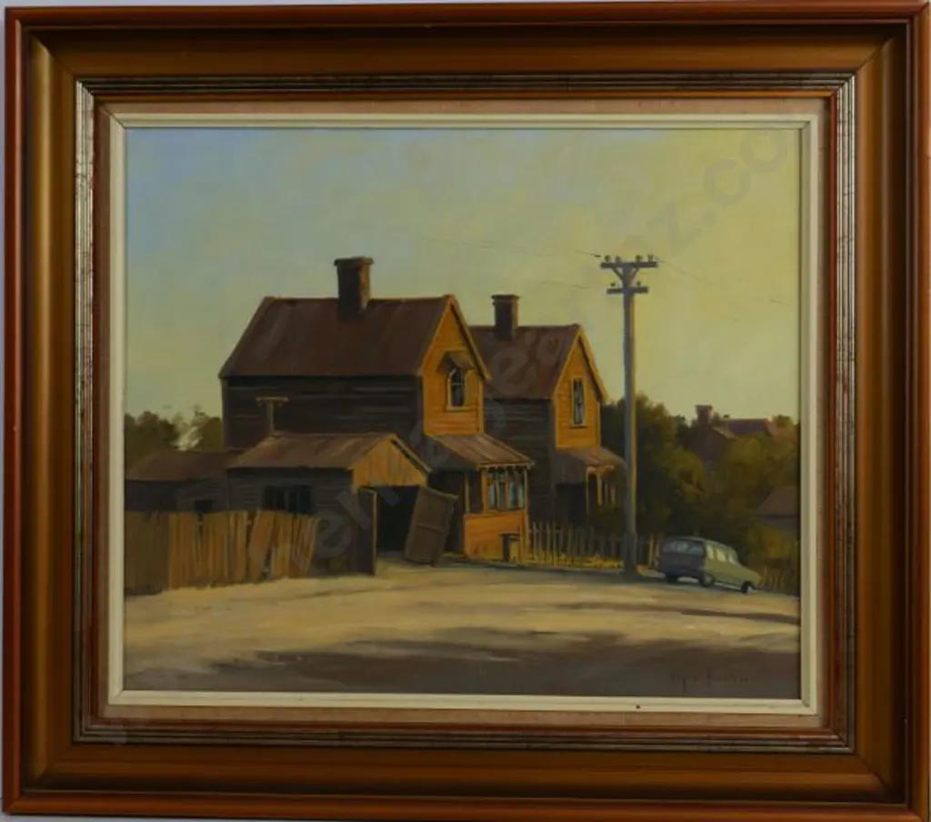 SINCLAIR, Wayne (Active 1970s-90s) - 19th Century Houses with Car Image 1++