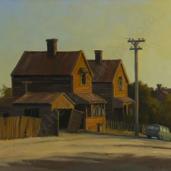 SINCLAIR, Wayne (Active 1970s-90s) - 19th Century Houses with Car