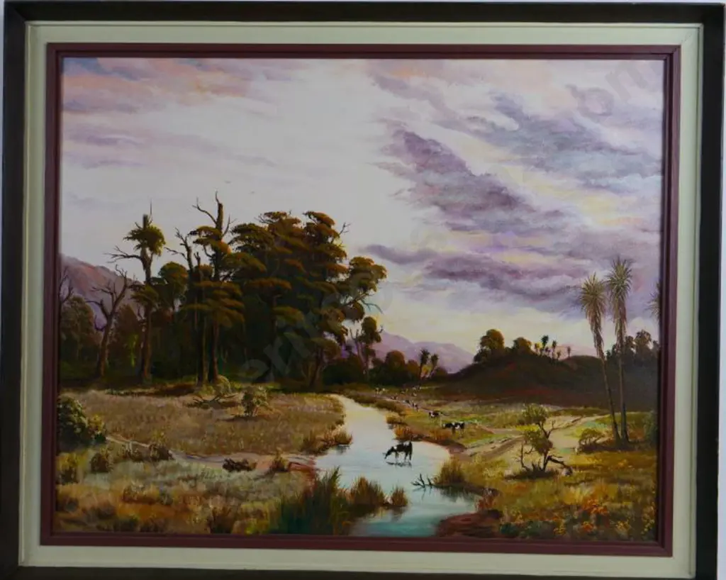 O'SULLIVAN, P.J. (Active 1980s) - The Low Hills of Takaka Image 1++