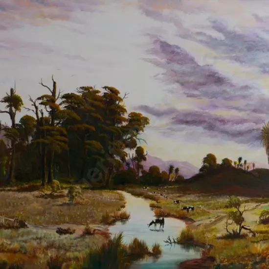 O'SULLIVAN, P.J. (Active 1980s) - The Low Hills of Takaka