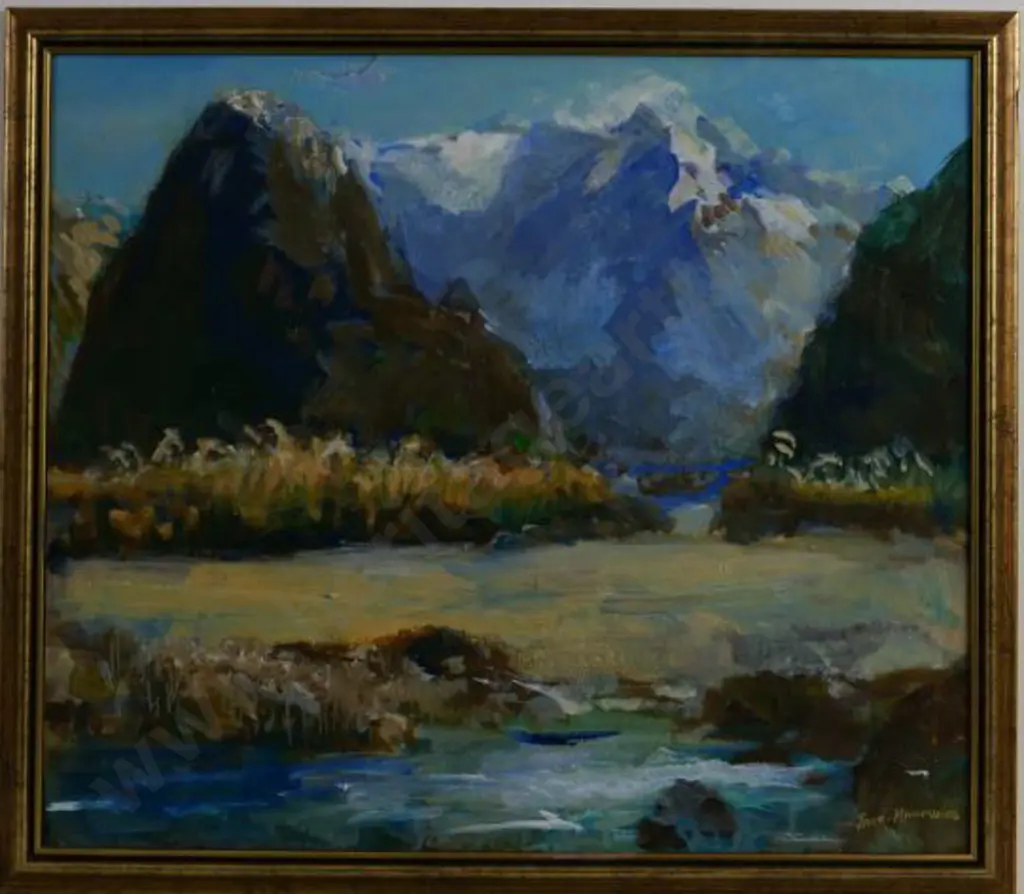 HAMMOND, Jack (1913-2009) - Lion Peak, Milford Sound Image 1++