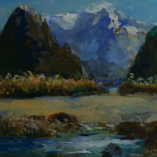 HAMMOND, Jack (1913-2009) - Lion Peak, Milford Sound