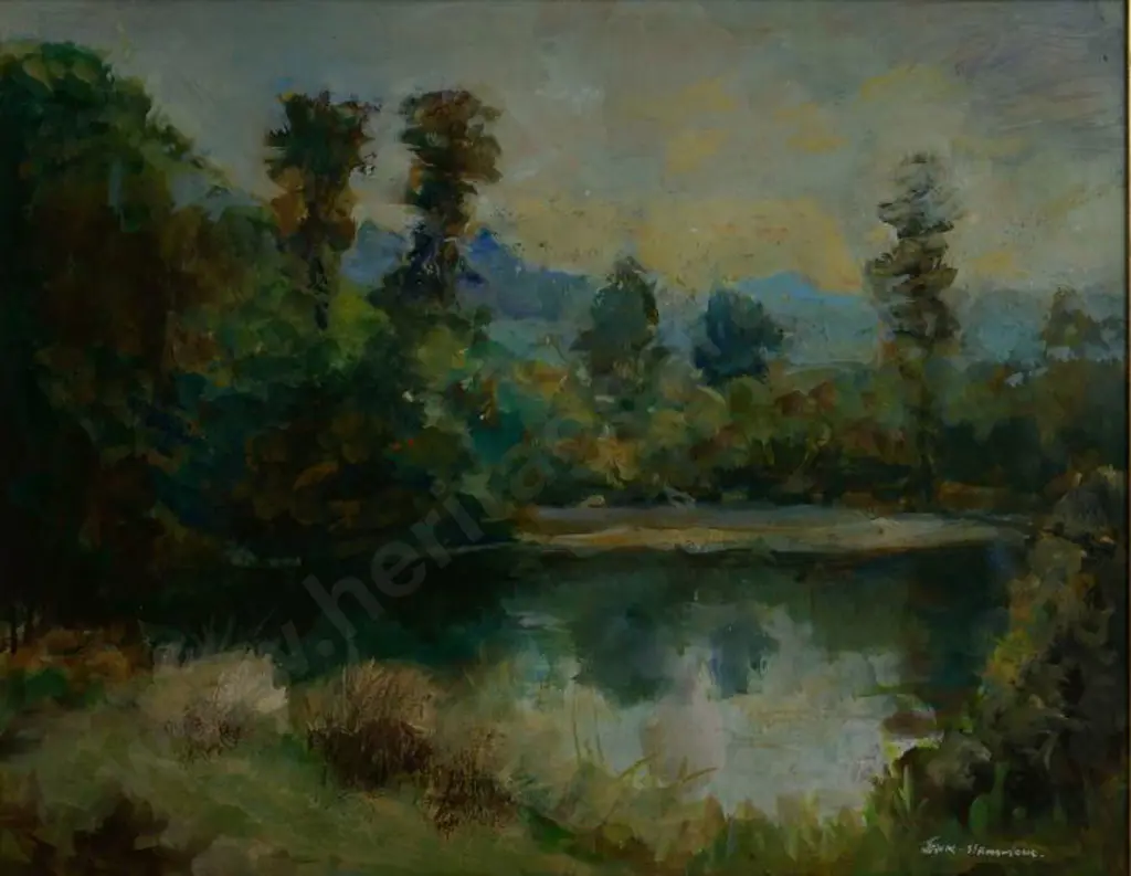 HAMMOND, Jack (1913-2009) - Late Light Bason Reserve Image 1++