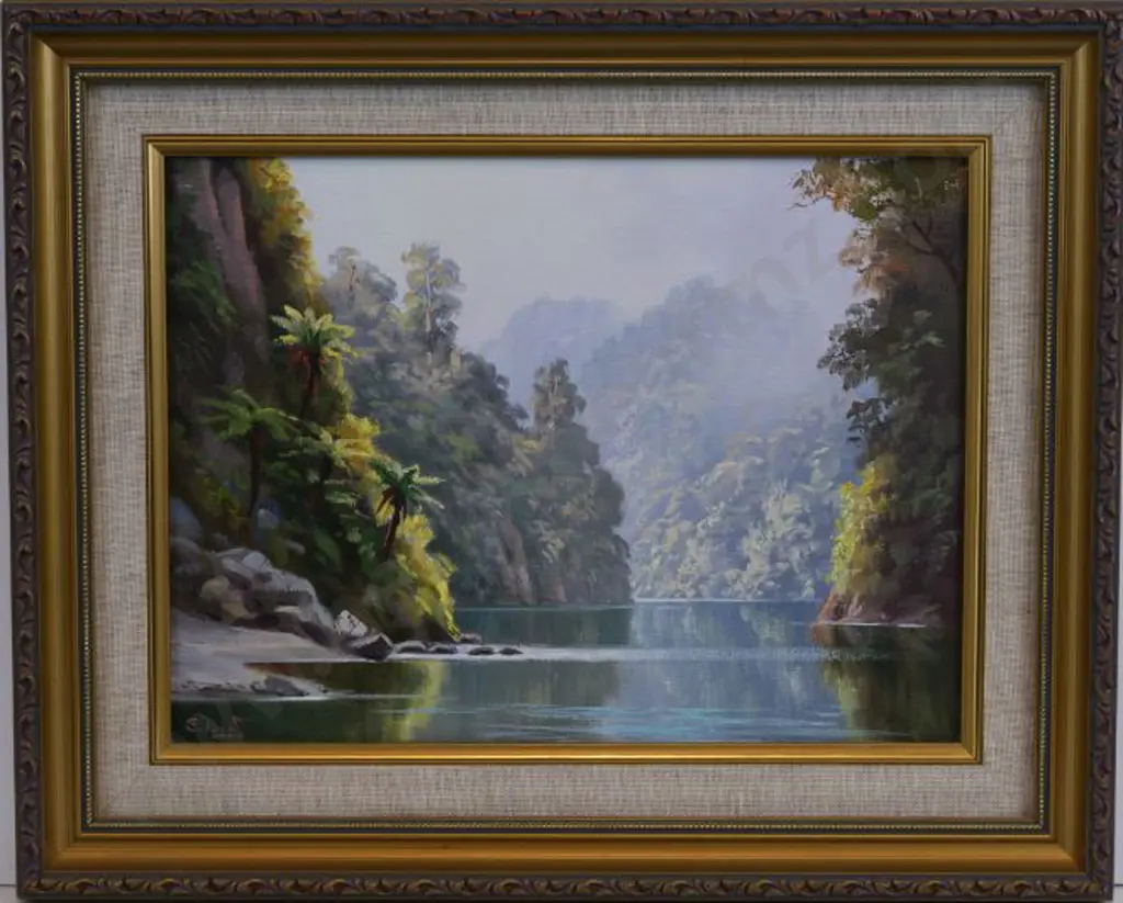 PAPPS, Ernest (1929-) - Wanganui River, Upper Reaches Image 1++