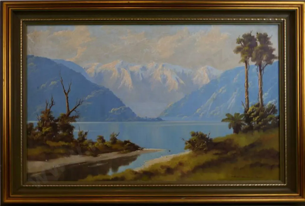 FRANKLYN, Richard (Active 1970s-80s) - Lake Rotoiti, Nelson Lakes District Image 1++