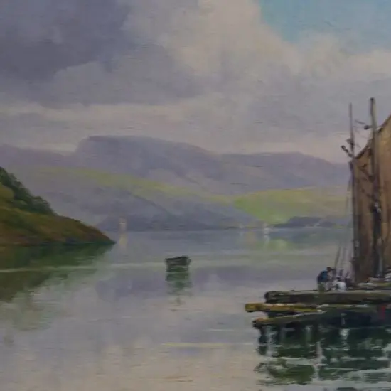 CARRINGTON, George William (1855-1940) - Near Port Chalmers