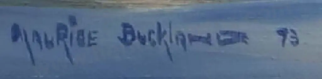 BUCKLAND, Maurice - Waiau River Image 1++