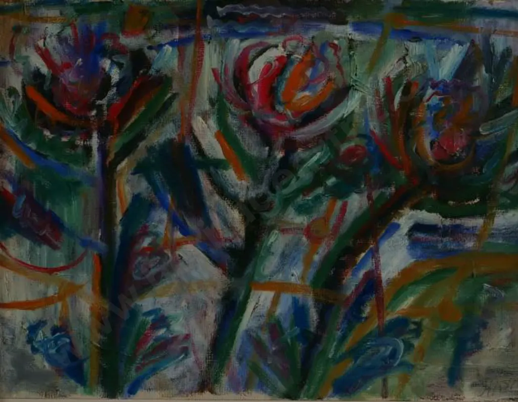 HAYMAN, Patrick (1915-1988) - Still Life Flowers Image 1++