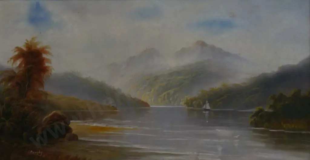 HEAPHY, J.   - Yacht on Lake Image 1++