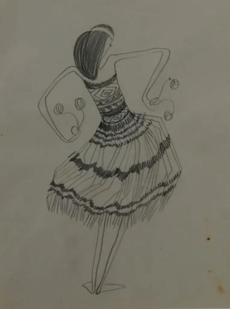 UNKNOWN Artist - Maori Girl - Dancing with Pois Image 1++