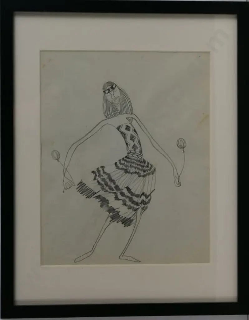 UNKNOWN Artist - Maori Girl - Dancing with Pois - With Moko Image 1++
