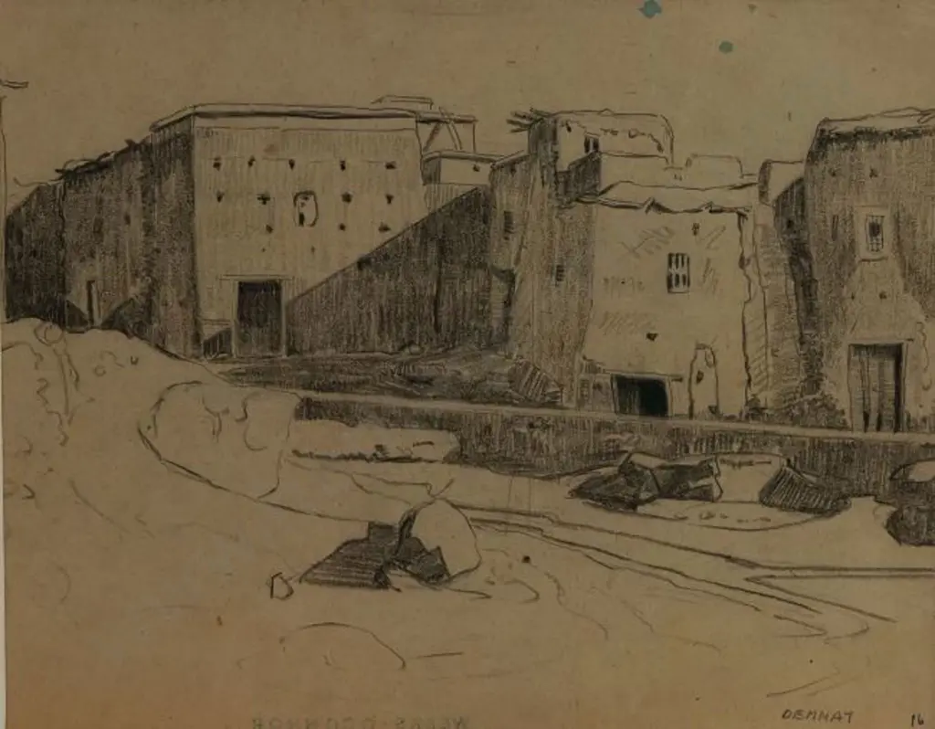 WEEKS, John (1888-1965) - Demnat - Morocco Image 1++