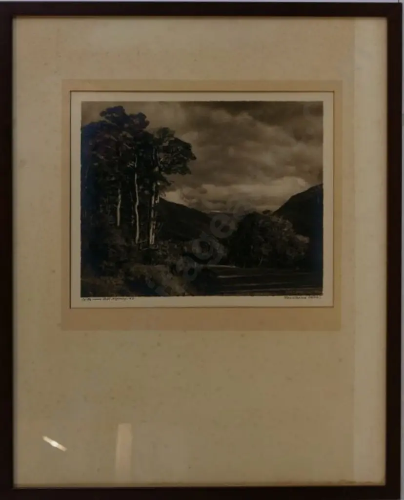 CHANCE, George (1885-1963) - On the Lewis Pass Highway Image 1++