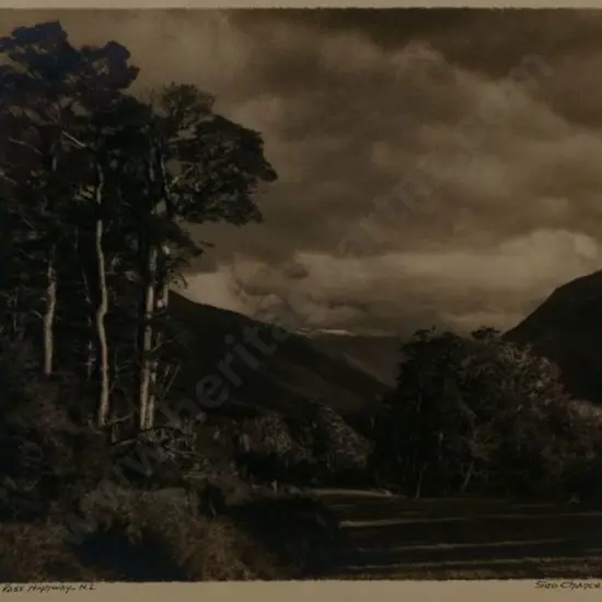 CHANCE, George (1885-1963) - On the Lewis Pass Highway