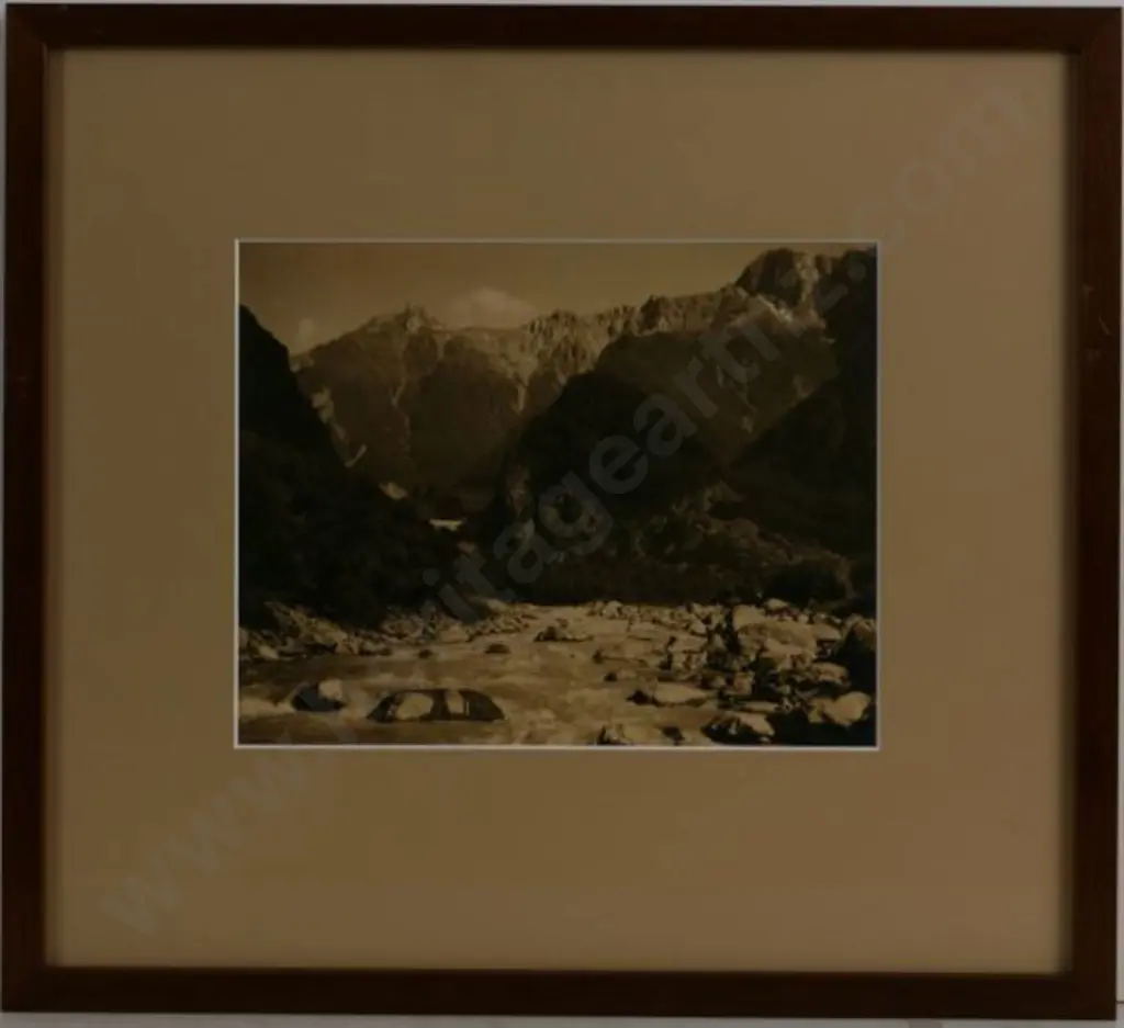 CHANCE, George (1885-1963) - Southern Alps with Mountain Stream Image 1++