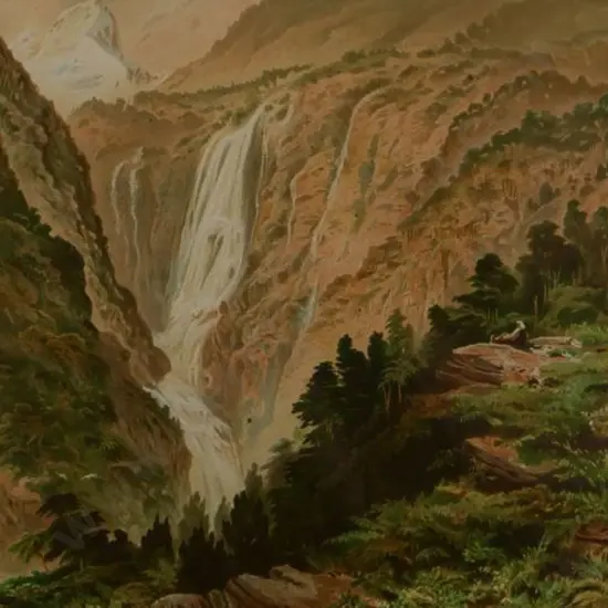 GULLY, John (1819-1888) - Mitre Peak in Fiordland