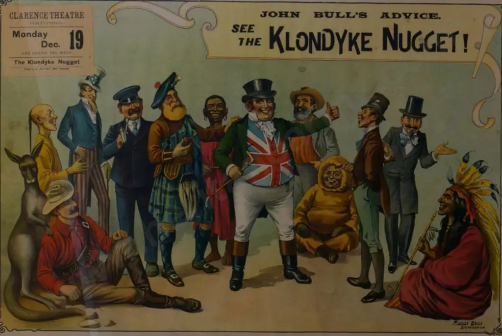 CODY, Samuel Franklin (1867-1913) - John Bull's Advice - See the Klondyke Nugget Image 1++