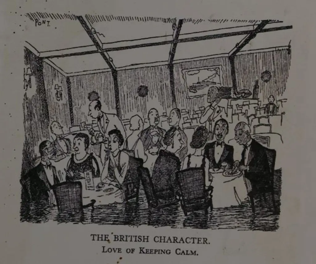 LAIDLER, Graham AKA 'PONT' (1908-1940) - The British Character - Love of Keeping Calm Image 1++