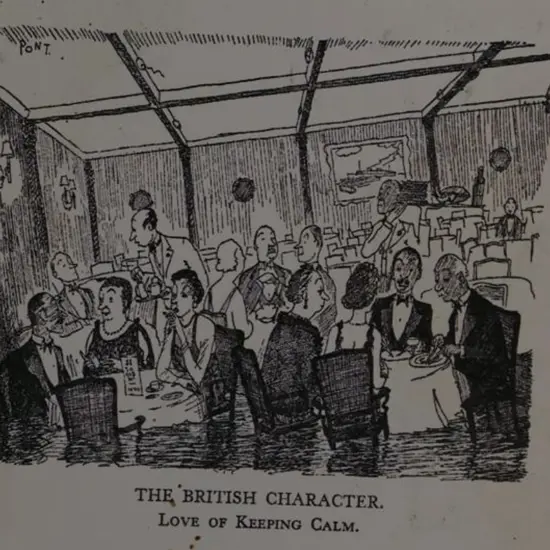 LAIDLER, Graham AKA 'PONT' (1908-1940) - The British Character - Love of Keeping Calm
