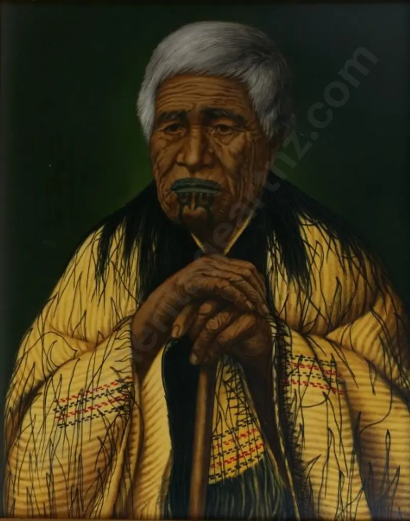 GOLDIE, Charles Frederick (1870-1947) - Mere Kuru te Kati Image 1++