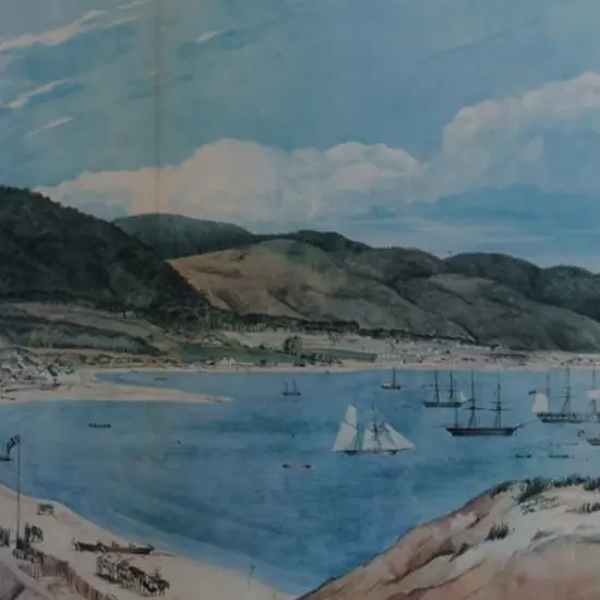 HEAPHY, Charles (1820-1881) - Thorndon Flat, Part of the City of Wellington