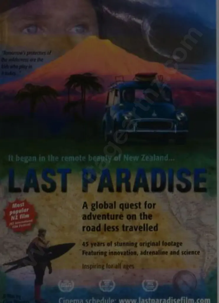 UNKNOWN Artist - Mini Poster for NZ movie - The Last Paradise Image 1++