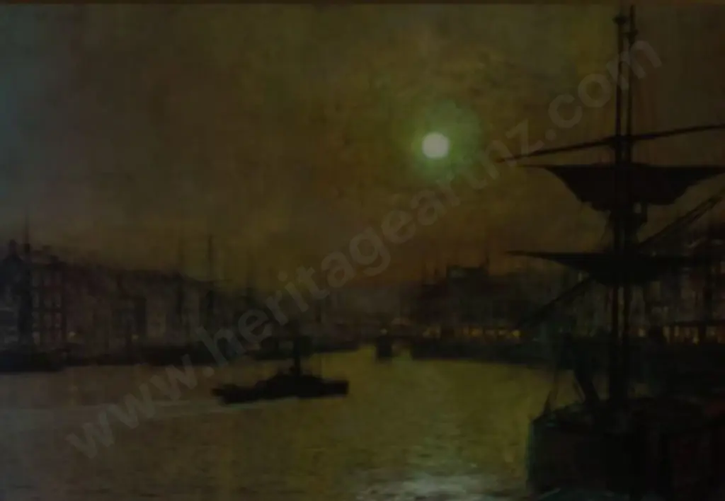 GRIMSHAW, John Atkinson (1836-1893) - Home to Berth Image 1++