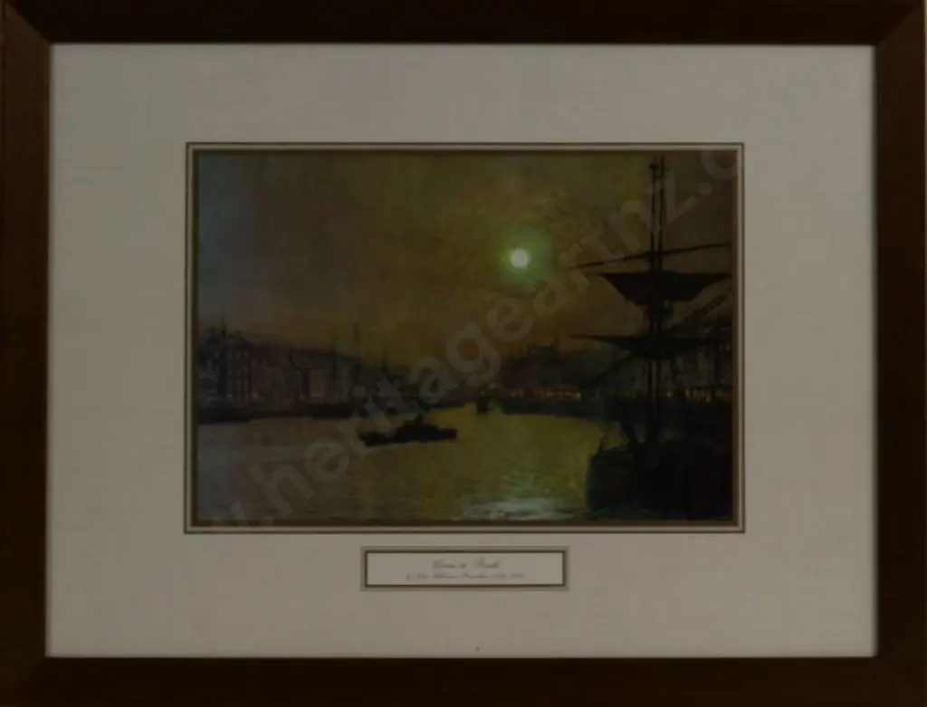 GRIMSHAW, John Atkinson (1836-1893) - Home to Berth Image 1++