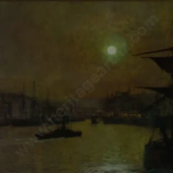 GRIMSHAW, John Atkinson (1836-1893) - Home to Berth