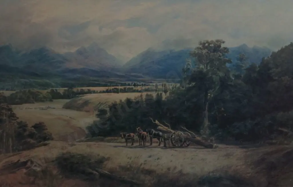 GULLY, John (1819-1888) - Wangapeka Valley Image 1++