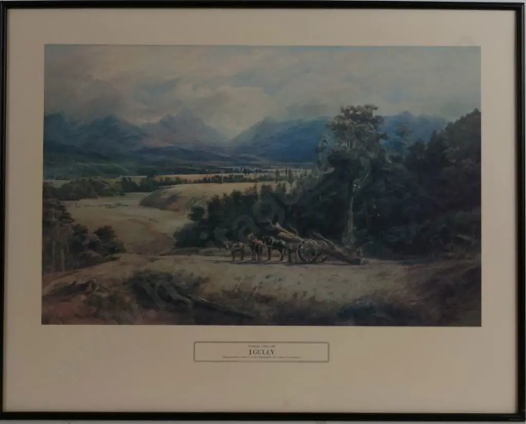 GULLY, John (1819-1888) - Wangapeka Valley Image 1++