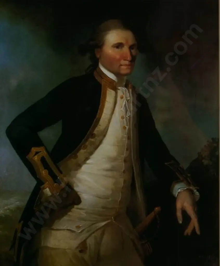 WEBBER, John ()1751-1793) - Captain James Cook Image 1++