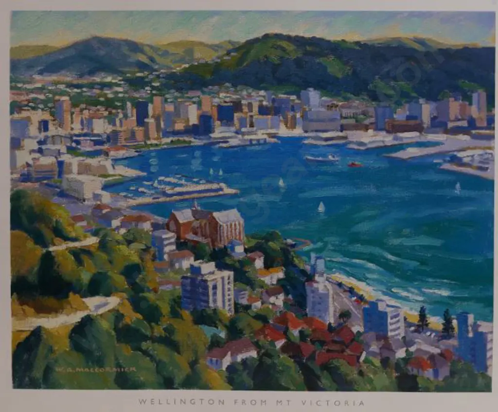 McCORMICK, W.A. (Bill) - Wellington from Mount Victoria Image 1++