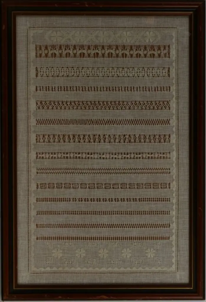 UNKNOWN Artist - Drawn Thread Sampler - Lace Effect Image 1++