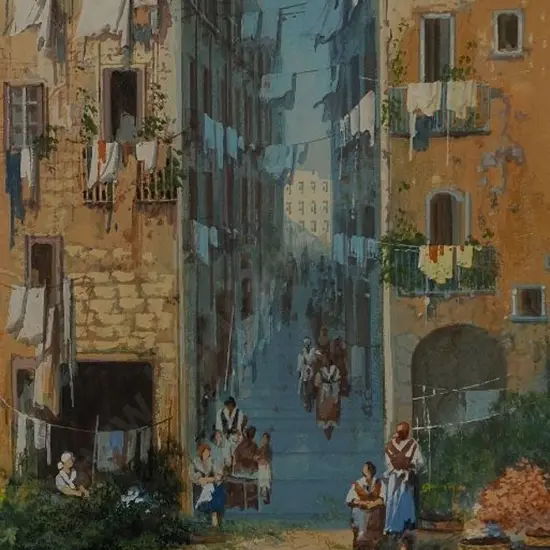 GIANNI, Maria (1873-1966) - Italian Street Scene