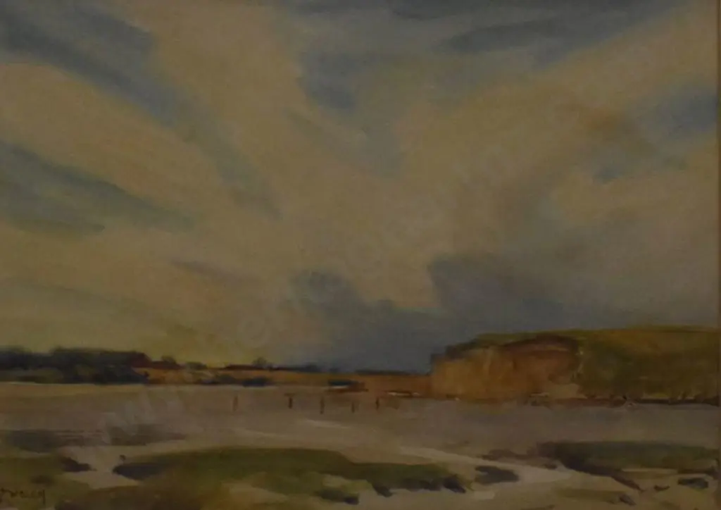 WELCH, Nugent (1881-1970) - Seaside Scene Image 1++