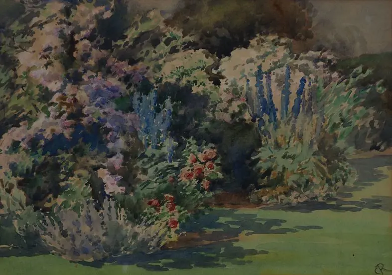 C.R. - The Garden at Dunshane 1930s Image 1++