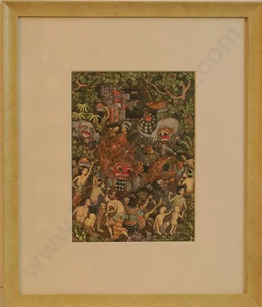 UNKNOWN - Fantasy Scene with Small Creatures, Clothed and Unclothed Image 1++