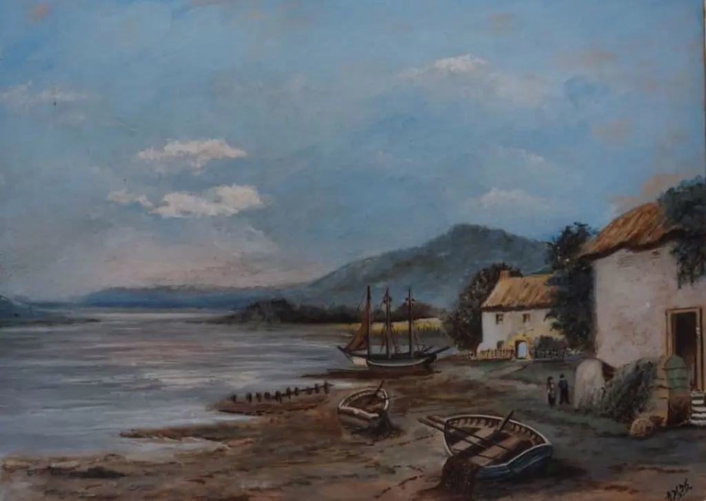 A. H. - Estuary and Cottages Image 1++