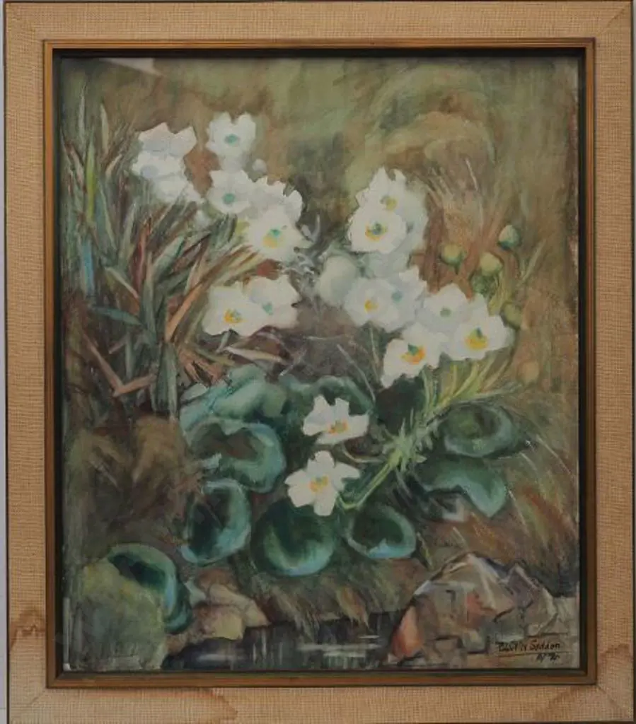 SEDDON, Beatrice (1889-1987) - White Poppies, 1970 Image 1++