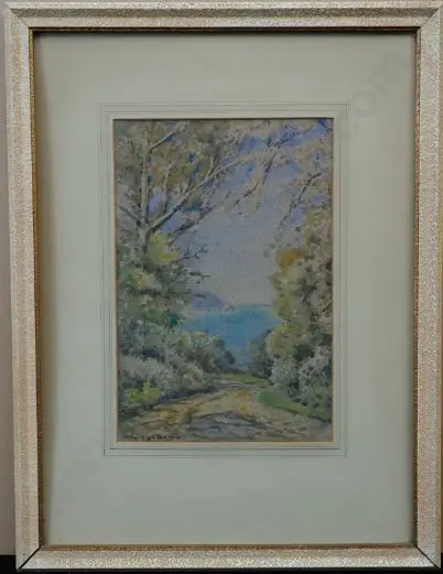 BARTON, Cranleigh (1890-1975) - Road Leading to Sea Image 1++