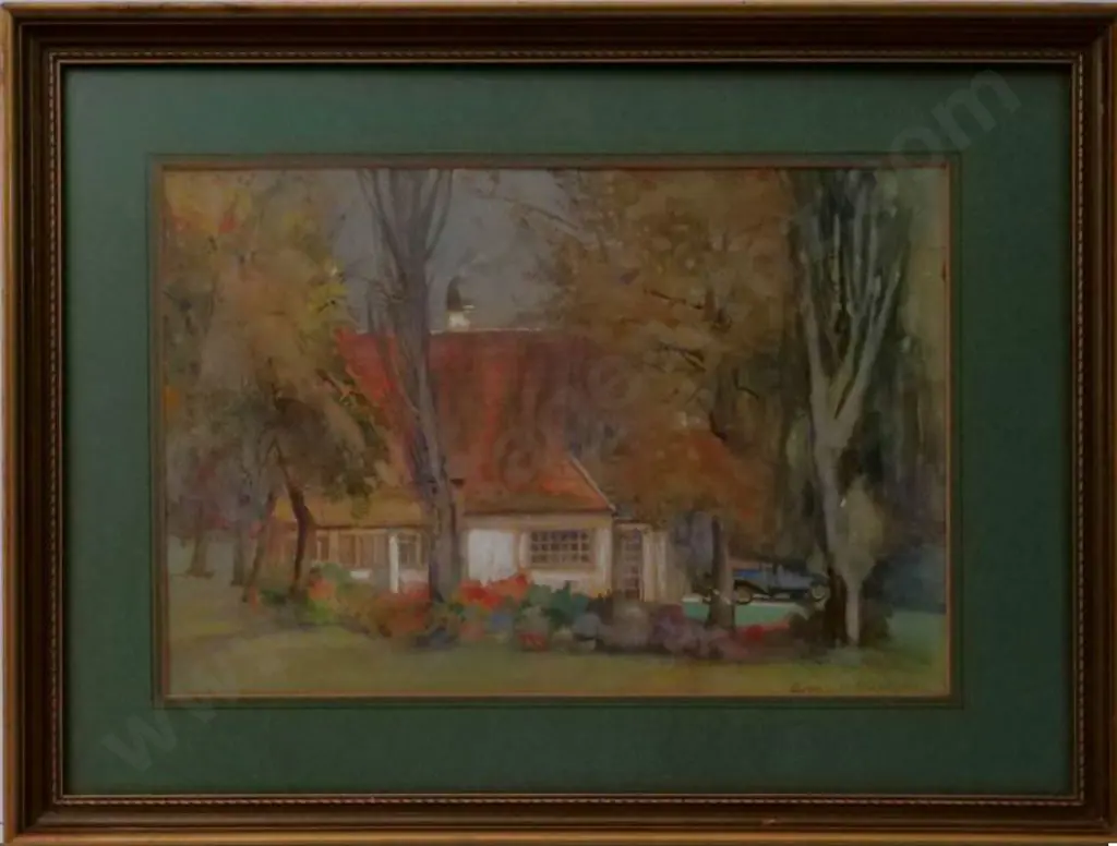 DAWSON, Amy B. (1879-1971) - Acacia Lodge, Cornwall Park - 1950s Image 1++