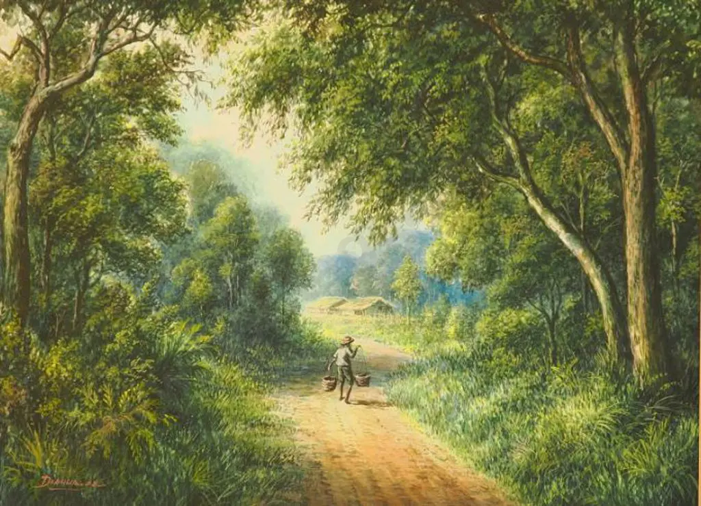 DIAHLIA - Jungle Scene, 1988 Image 1++