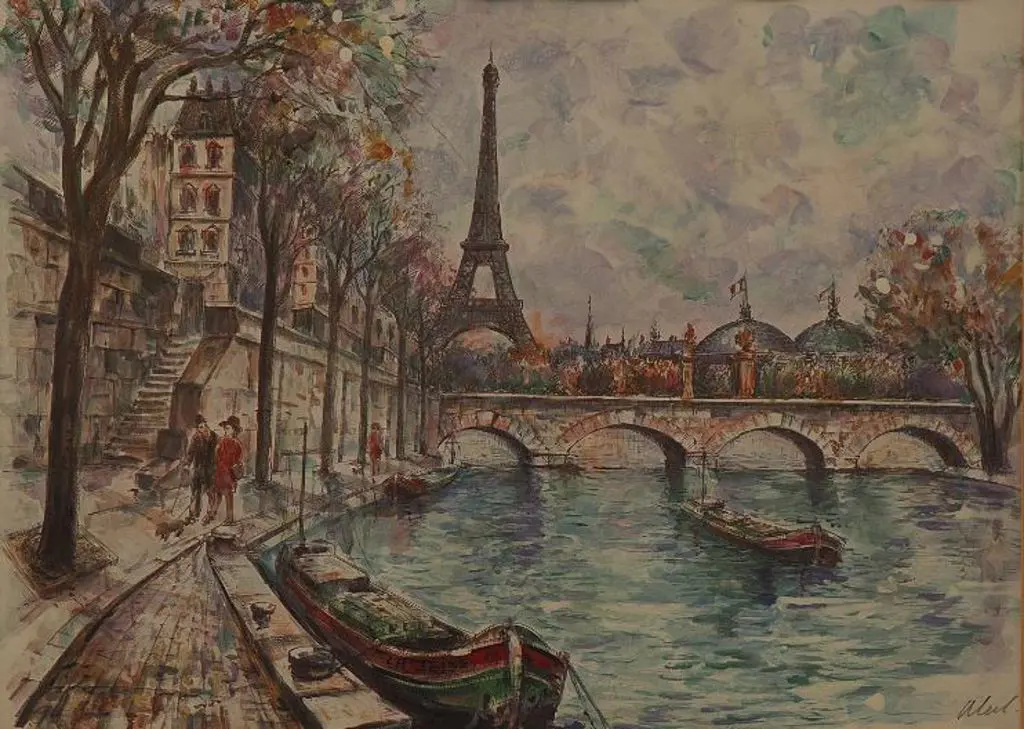 UNKNOWN Artist - Eiffel Tower, Paris Image 1++