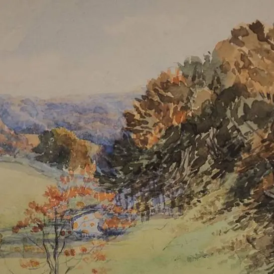 UNKNOWN artist - Landscape with Trees